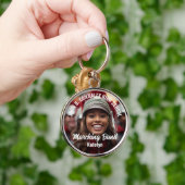 Custom Marching Band Foto High School Spirit Sleutelhanger (Hand)