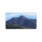 Custom Marin County Mt Tam Adresetiketten Etiket (Voorkant)