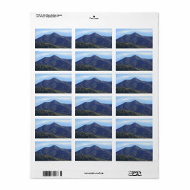 Custom Marin County Mt Tam Adresetiketten Etiket