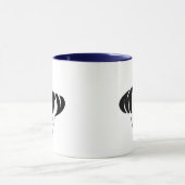 Custom "Mary" Beste Mama en Vriend, Zwart en Wit Mok (Midden)