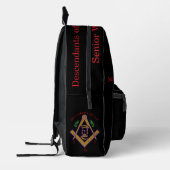 Custom Masonic Lodge Backpack Bedrukte Rugzak (Links)