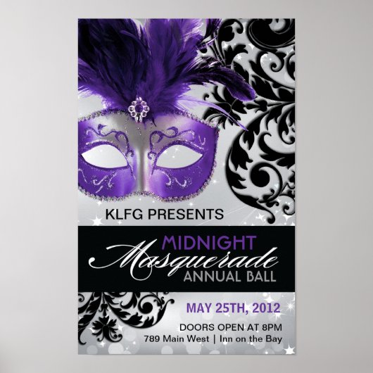 Custom - Masquerade Ball Poster (Voorkant)