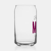 Custom Massage Best Ever Mom – Personalized Gift Blikvorm Glas (Rechts)