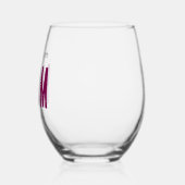 Custom Massage Best Ever Mom – Personalized Gift Wijnglas Zonder Voet (Links)