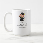 Custom Master's Degree Afstuderen voor haar met na Koffiemok (Links)