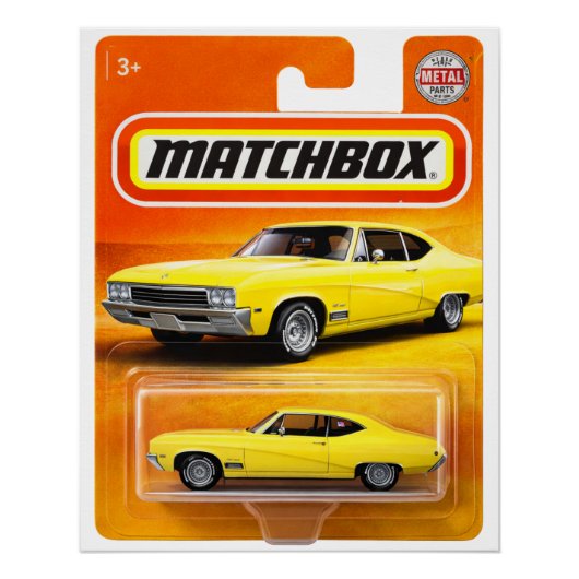 Custom Matchbox Style Classic Car Design Perfect Poster (Voorkant)