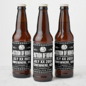 Custom Matron of Honor Bier Etiket (Flessen)