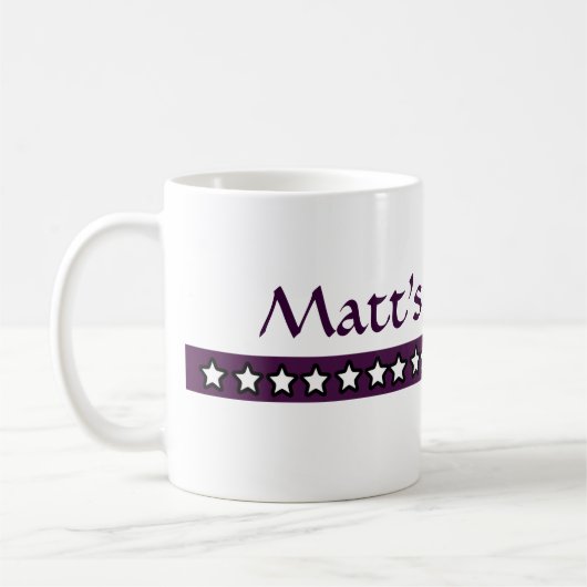 Custom Matt Coffee Koffiemok (Links)