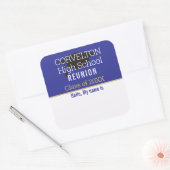 Custom Matte Class Reunion Name tag Sticker (Envelop)