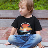 Custom Maui Trip Cool Sunrise Palmbomen Kinder Shirts