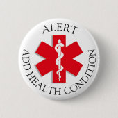Custom Medical Alert Button (Voorkant)