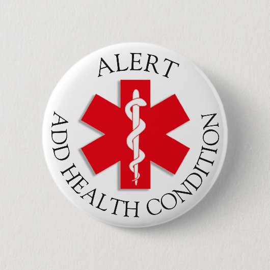 Custom Medical Alert Button (Voorkant)