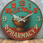 Custom medical personalized pharmacy healthcare grote klok