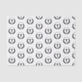 Custom Medical School Afstuderen Doctor Afstuderen Tissuepapier (Voorkant)