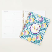 Custom Mediterranean Lemon Pattern Planner (Display)