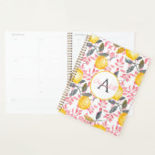 Custom Mediterranean Lemon Pattern Planner (Display)
