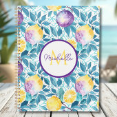 Custom Mediterranean Lemon Pattern Planner