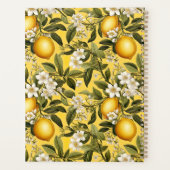 Custom Mediterranean Lemon Pattern Planner (Achterkant)