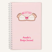 Custom Melktert Boeremeisie Spiral Notitieboek (Voorkant)