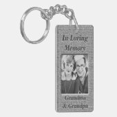 Custom Memorial Anique Silver Kijk Sleutelhanger (Voorkant Links)