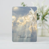 Custom Memorial Bedankt Kaart (Staand voorkant)