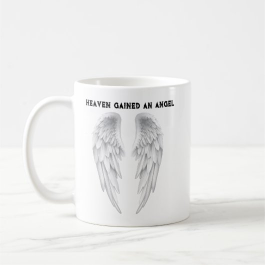 Custom Memorial Design - De hemel heeft een engel  Koffiemok (Links)