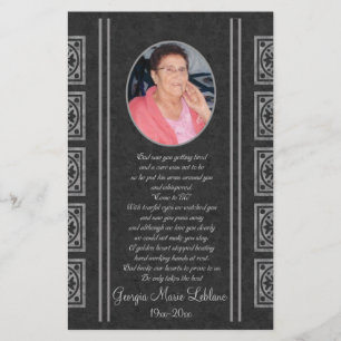Custom Memorial Keepsakes Briefpapier
