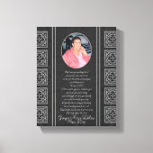 Custom Memorial Keepsakes Canvas Afdruk (Voorkant)