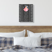 Custom Memorial Keepsakes Canvas Afdruk (Insitu (Slaapkamer))