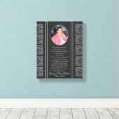 Custom Memorial Keepsakes Canvas Afdruk (Insitu (Houten vloer))