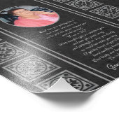 Custom Memorial Keepsakes Foto Afdruk (Hoek)