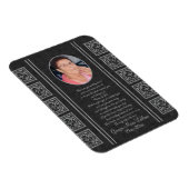 Custom Memorial Keepsakes Magneet (Rechterzijde)
