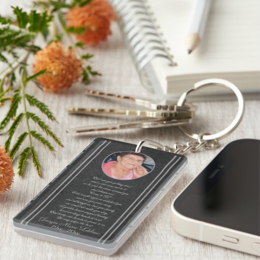 Custom Memorial Keepsakes Sleutelhanger (Voorkant Rechts)