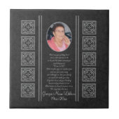 Custom Memorial Keepsakes Tegeltje (Voorkant)
