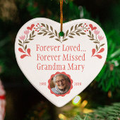 Custom Memorial Kerst Ornament met Foto