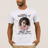 Custom Memorial Rest in Peace T-shirt | personalis (Voorkant)