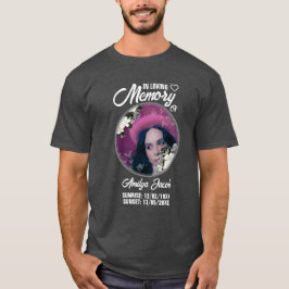 Custom Memorial Rest in Peace T-shirt | personalis
