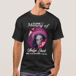 Custom Memorial Rest in Peace T-shirt | personalis