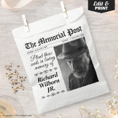 Custom Memorial Seeds Packet Funeral Funeral  Bedankzakje