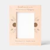 Custom Memorial Zonnebloem Bloemen Houten Afbeeldi Gegraveerde Lijstjes