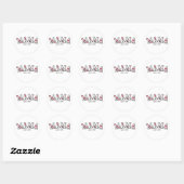 Custom  Men's Basic T-Shirt Ronde Sticker (Vel)