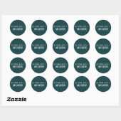 Custom Mental Health Trendy Kleur 2023 Ronde Sticker (Vel)
