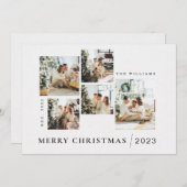 Custom Merry Christmas Kaart Printable Kaart (Voorkant / Achterkant)