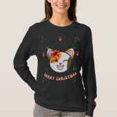 Custom Merry Christmas Pet T-shirt (Voorkant)