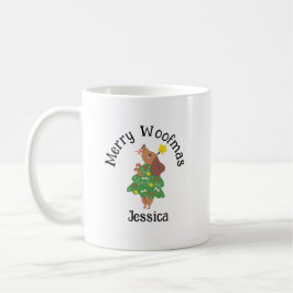 Custom Merry Woofmas Mug – Dog Mom & Dad Christmas Koffiemok
