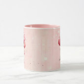 Custom Message Cat Animal Valentines Day Mok (Midden)