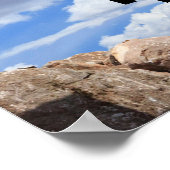 Custom Message Digger Excavator Tractor Poster (Hoek)