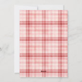 Custom Message Giraffe Animal Valentines Day Feestdagenkaart (Achterkant)