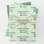 Custom Message New Job Congratulations Gift Inpakpapier Vel (In situ)