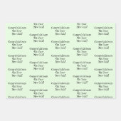 Custom Message New Job Congratulations Gift Inpakpapier Vel (Voorkant)